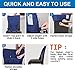 Baby High Chair Harness, Travel High Chair for Baby Toddler Feeding Eating, Portable Easy Seat with Adjustable Straps Shoulder Belt, Holds Up to 44lbs, Hand Wash Cloth Included