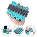 5 Inch Contour Gauge Duplicator Plastic Profile Copy Gauge Contour Gauge Duplicator Standard Wood Marking Tool Tiling Laminate Tiles General Tools (blue)