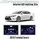XtremeVision Toyota Camry 2015+ (8 Pieces) Pure White Premium Interior LED Kit Package + Installation Tool