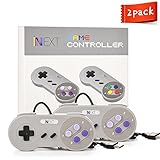 iNNEXT SNES Retro USB Super Nintendo Controller, USB PC Controller, Raspberry Pi Controller for Windows PC / MAC / Raspberry Pi (Pack of 2)