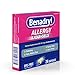 Benadryl Liqui-Gels Antihistamine Allergy Medicine & Cold Symptom Relief, Dye-Free Liquid Gels with 25 mg of Diphenhydramine HCl for Symptoms Such As Runny Nose, Sneezing & More, 24 ct