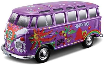 Tobar 1:25 Scale Hippie Line Volkswagen Samba Van (Colours May Vary)