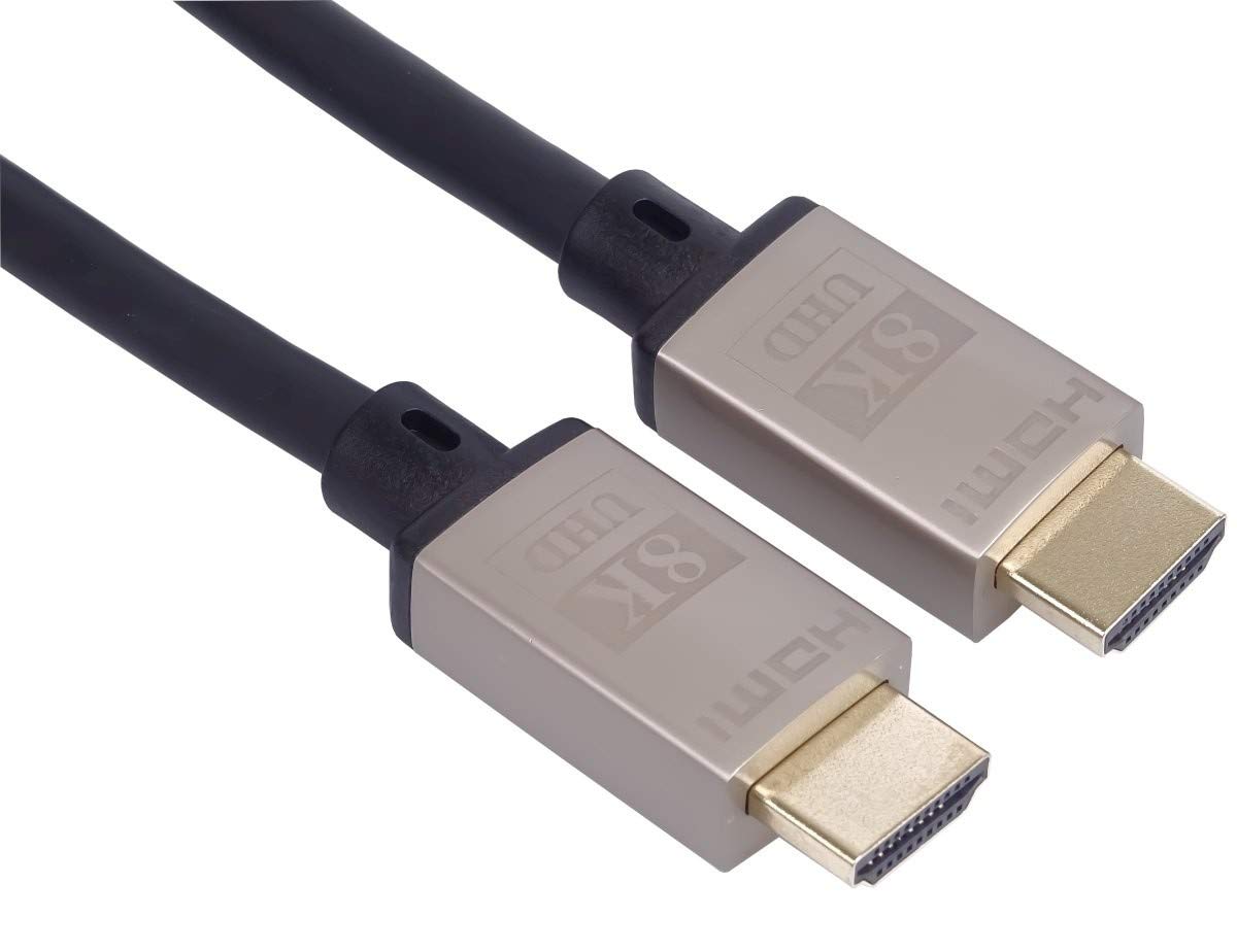PremiumCord Ultra High Speed HDMI 2.1 Cable, Resolution 8K@60Hz 4320p, 3D, eARC, HDR, Gold Plated Connectors, Metal Connectors, Length 0.5m — image 1