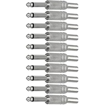 Seadream 2Pack 50CM Mono 1/4 Inch Female to Right Angle Male Audio Extension Cab