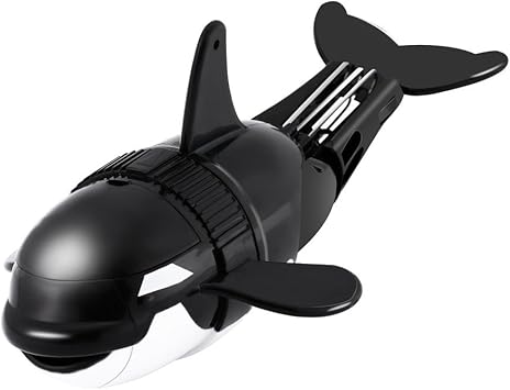 Amazon お風呂おもちゃ 電動 水遊び玩具 クジラさん ロボフィッシュ 幼児 子供 赤ちゃんおもちゃ かわいい泳ぐ魚 ダイビング可能 お湯が嫌い子の対策 クジラ お風呂用おもちゃ おもちゃ