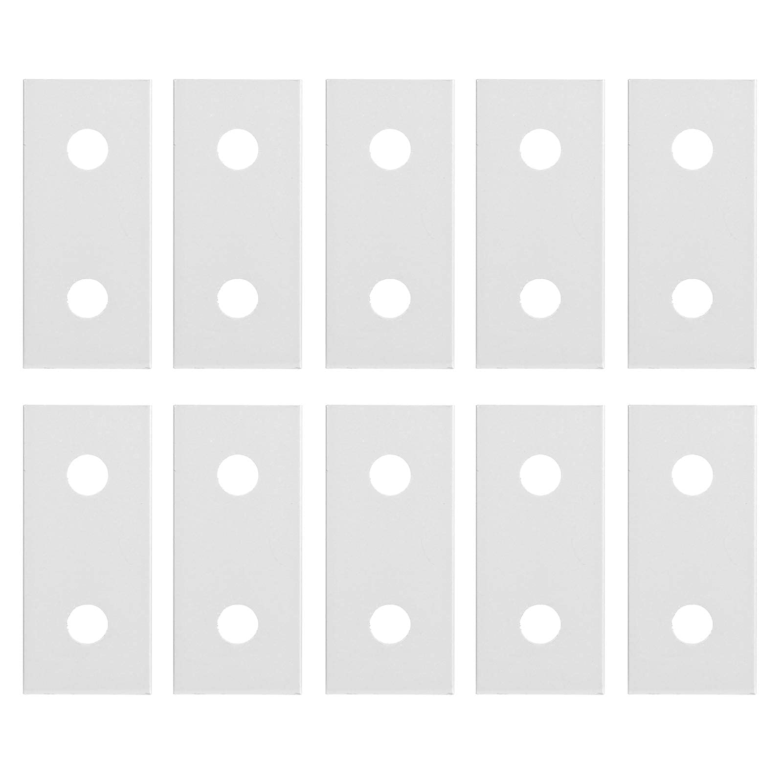 10Pcs Joining Plate Aluminum Flat Connecting Reinforcement Vertical Connection Tool Flat Straight Corner Brace Plates(2020)