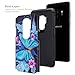 Galaxy Wireless Case Compatible for Samsung Galaxy S9 Case with Screen Protector [Dual Layer] Hybrid Shock Proof Heavy Duty Girl Case Cover for Protective Phone Case for Galaxy S9 - Blue Butterfly