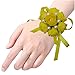 Arlai 2 pcs Yellow Wrist Corsage - Wedding Bridal Bridesmaid Wrist Flower