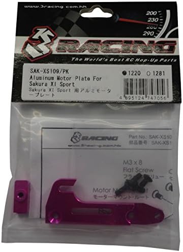 3Racing Rc Model Sakxs109Pk Aluminum Motor Plate For Sakura Xi Sport
