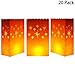 Cospring Luminary Bag Candle Bag Light Holder for Home Outdoor Christmas Wedding Reception Holiday Party and Event Occasion Decoration - Flame Resistant Paper - (20 Count)03