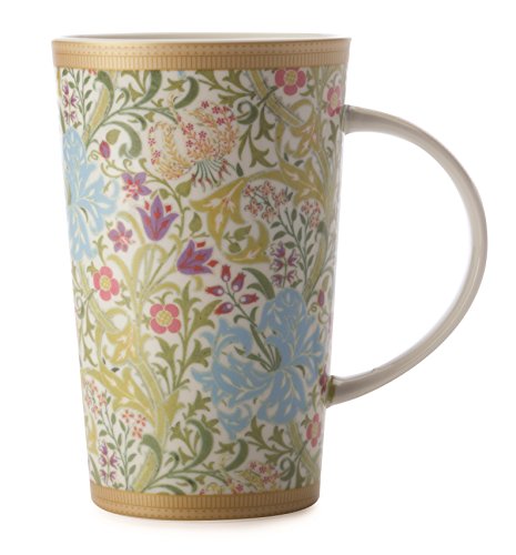 Maxwell & Williams William Morris Gold Lily in White Design 14floz Ceramic Mug