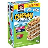 Quaker Chewy Yogurt Strawberry and Blueberry Granola Bars Variety Pack, 14 Count, 1.23 Ounces Bars