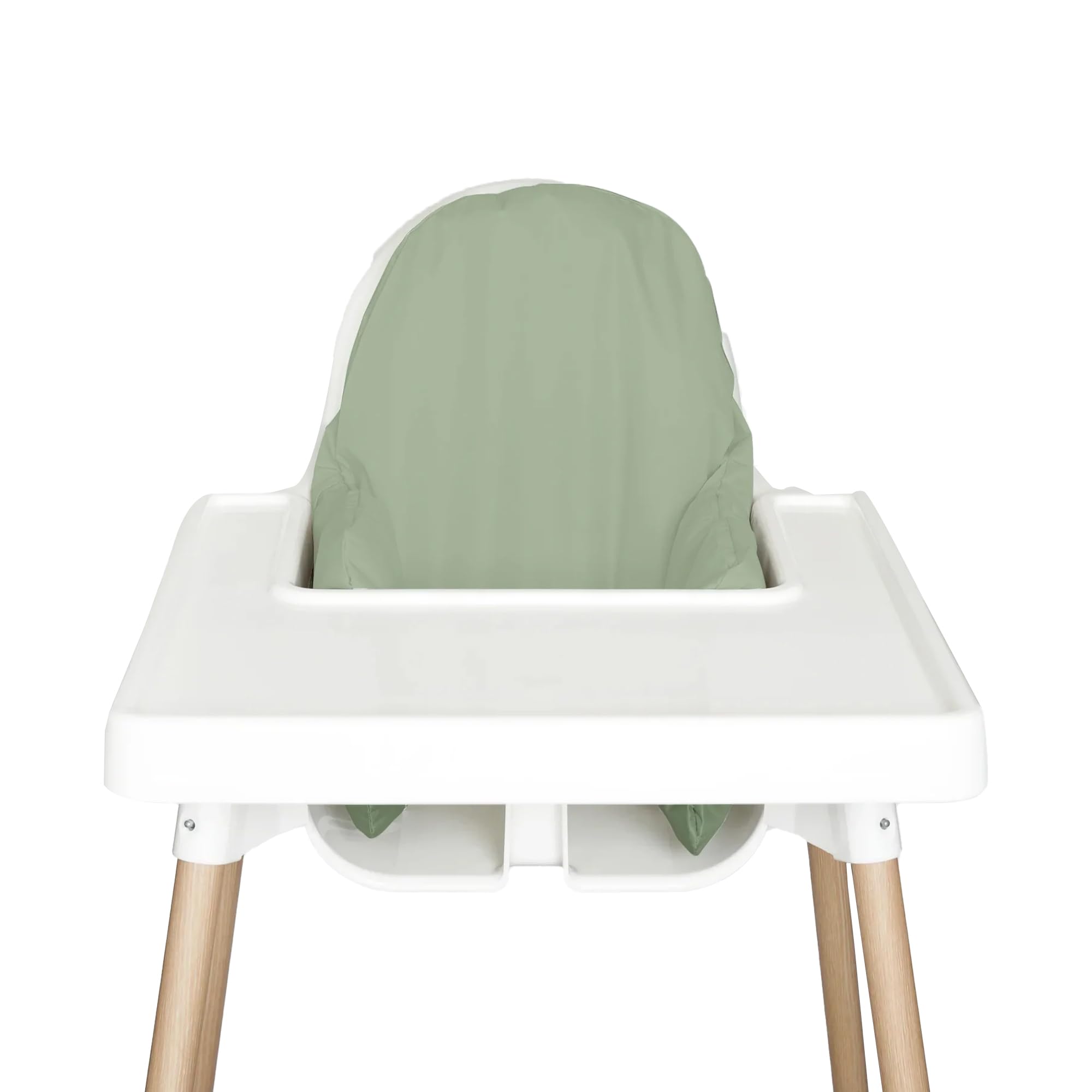 Photo 1 of Nibble And Rest Highchair Cushion Cover for Inflatable Cushion, Compatible for IKEA Antilop Highchair, High Chair Accessories, Stain-Proof,Washable & Wipeable Cushion Cover (Cushion NOT Included(Sage)