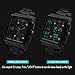 Mens Military Digital Watch Sports Stopwatch Waterproof Army Rectangle LED Electronic Watches Black