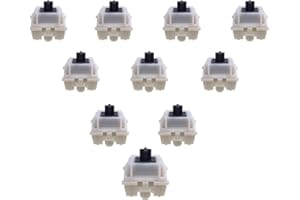 GK GAMAKAY Pluto Tactile Mechanical Keyboard Switch, GamaKay Switch 5 Pin Pre-lubed Switches for DIY Mechanical Gaming Keyboard (Pluto Swicth-45Pcs)