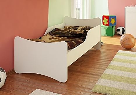 Best For Kids Kinderbett mit Schaummatratze mit TÜV Zertifiziert 70x160 cm
