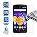 TANTEK [2-Pack Screen Protector Compatible for Alcatel OneTouch Idol 3 (5.5 inch),Tempered Glass Film,Ultra Clear,Anti Scratch,Bubble Free,Case Friendly