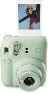 INSTAX Fujifilm Instax Mini 12 Instant Camera Mint Green with 20 Shot Film Pack view 5