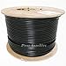 Vertical Cable RG11 Direct Burial Standard Shield, 14AWG, Black, 1,000ft
