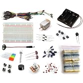 ARDEST Electronics Project Starter Kit w/Breadboard, Jumper Wires, LED, Resistors, Motor for Arduino &amp; Raspberry Pi