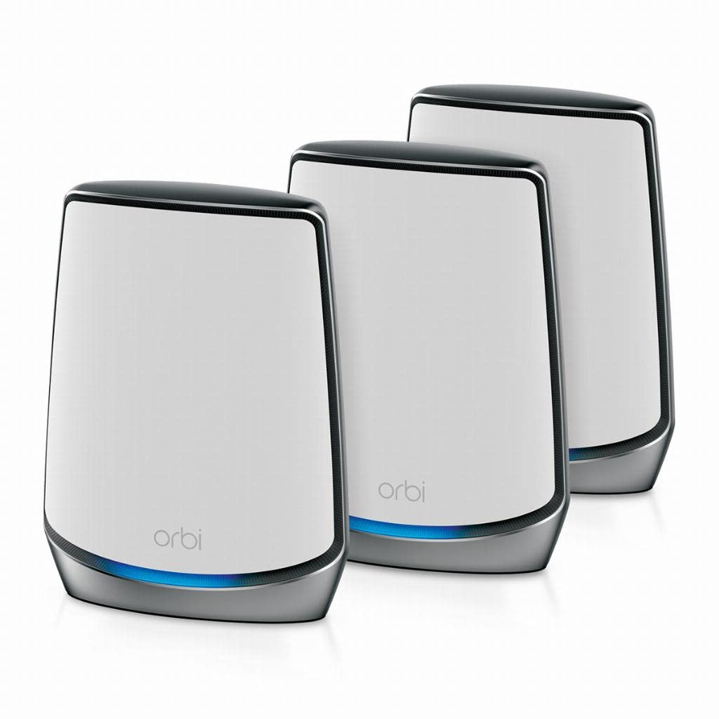 NETGEAR Orbi Mesh WiFI System (RBK853) - WiFi 6 Router with 1 Satellite Extenders - Coverage 7.500 sq ft and 100 Devices