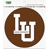 Lehigh University Primary Logo Automotive Car Refrigerator Locker Vinyl Circle Magnet
