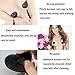 Senchanting Reusable Silicone Sequin Adhesive Nipple Cover Pasties Bra with Tassel-4 Pair(Black+Red+Purple+Pink)