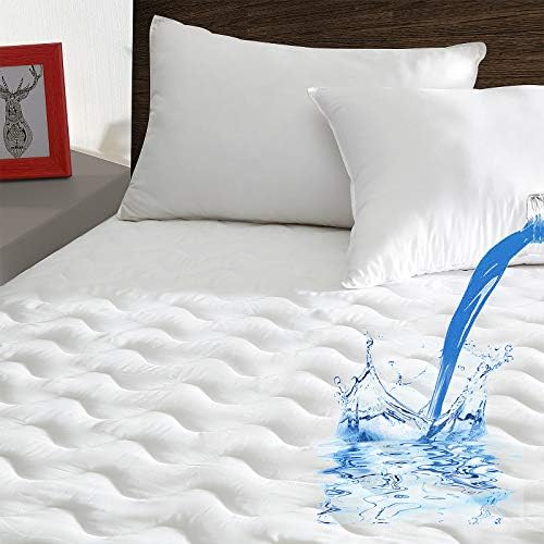 Queen Waterproof Mattress Protector Breathable and Soft Mattress Pad
