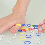 Gunwon 240 Pieces S Clips Loom Bands Clips Plastic Connectors Transparent White view 7