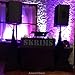 SKRIMS Super Flexible Speaker Stand Stretch Cover, Triple Sided DJ Scrim, Spandex Tripod Skirt with 3-Sides, Includes Travel Bag, Black