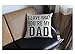LEIOH Decorative Cotton Linen Square Unique I Love That You're My DAD Pattern Throw Pillow Case Cushion Cover 18 x 18 Inches, for Dad, Dad Gifts,Dad Birthday Gifts