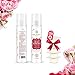Rose Water Spray 8 oz, MagiForet Rose Water Toner Spray, 100% Organic Distilled Rose Hydrosol Therapeutic Grade Rose Water for Face Hair Acne Rosewater Facial Spray Alcohol Free with Face Mask