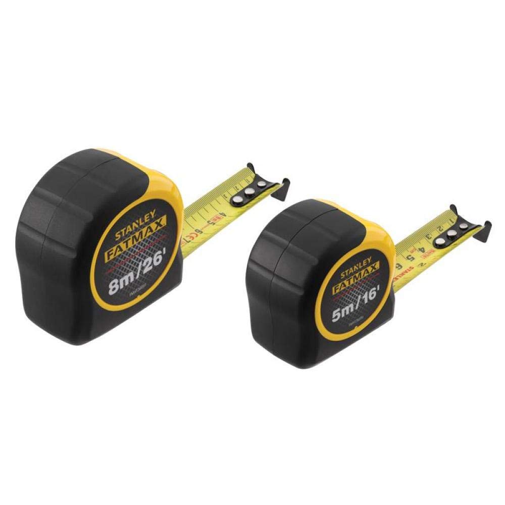 STANLEY STA081745 FatMax Classic Tape Twin Pack 5m & 8m (Width 32mm) 5