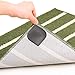 Bundaloo Rug Gripper Set for Area Rugs, Non Slip Washable Reusable Carpet Tape Indoor & Outdoor Pad for Mat and Runners - 4 Pack