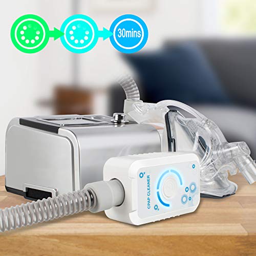 Enshey CPAP Cleaner and Sanitizer Portable Rechargeable O₃ CPAP Cleaner System CPAP Cleaning Machine Bundle with Sanitizing Bag, T Adapter, Mask Tube Cleaner - Thumbnail 7