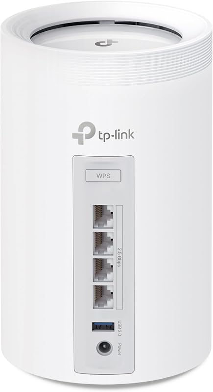 Deco BE65 𝐖𝐢-𝐅𝐢 𝟕 Mesh WLAN Set (2er-Pack), BE9300 Tri-Band Router und Repeater (6 GHz, 2.5 Gbit/s Ethernet Port, 9 Gbps WLAN Geschwindigkeit, WPA3, 320 MHz Kanäle)