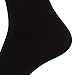 Air Dress Socks – 3 pack European Organic Cotton Black Socks – Top Relaxed Grip (Black, M)