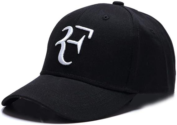 Black roger federer hat Clearance