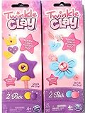 Twinkle Clay Bundle-2 Packages with Clay, Wand, gems and More