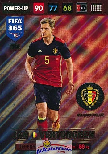 2017 Panini Adrenalyn Xl Fifa 365 356 Jan Vertonghen Defensive Rock Power Up Insert Card Awesome Special Great Looking Card Imported From Europe Shipped In Ultra Pro Top Loader To Protect It At Amazon S Sports Collectibles Store