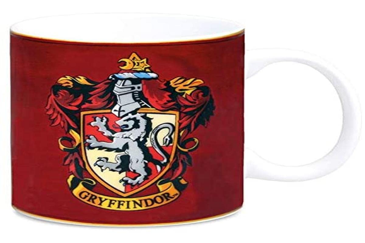 Harry Potter Porcelain Mug - 6 Units, Porcelain, red, 8 x 8 x 9.5 cm