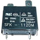 2 Pcs SFK-112DM 20A/250VAC Relay Module