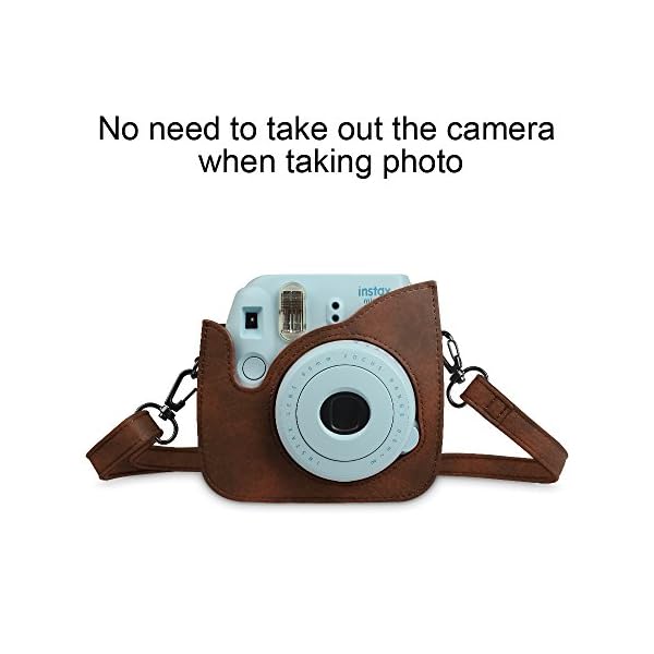 Fintie Tasche für Fujifilm Instax Mini 9 Mini 8+ Mini 8 Sofortbildkamera - Premium Schutzhülle Reise Kameratasche Hülle… – Bild 4