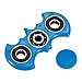 iSmalt Bat shape Fidget Spinner Toy Stress Reducer Perfect For ADD, ADHD, Anxiety, and Autism Adult Children (Blue)