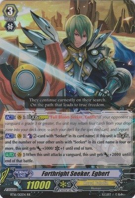 Cardfight!! Vanguard TCG - Forthright Seeker, Egbert (BT16/012EN) - Booster Set 16: Legion of Dragons & Blades ver.E