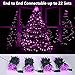 Brizled Purple Halloween Lights, 33ft 100 LED Halloween Lights Outdoor, Connectable Purple String Light 120V UL Certified Christmas Tree Light, Indoor Xmas Light for Xmas Tree Party Home Decorations