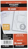 Day Runner Weekly Planner Refill 2017, 3-3/4 x 6-3/4
