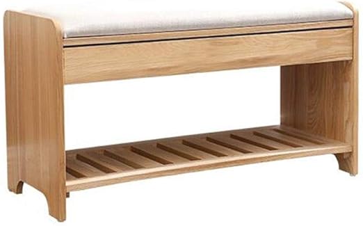 Amazon Com Ycsd Solid Wood Storage Ottoman Bench Footstool Shoe