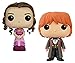 Funko POP! Harry Potter: Hermione Granger & Ron Weasley (Yule Ball) - Stylized Vinyl Figure Set NEW