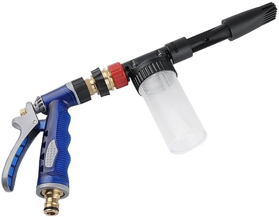 NUZAMAS High-Pressure Spray Gun Foamer - Adjustable 2-in-1 Foam Sprayer for Car Washing Window Cleaning, and More - Image 3